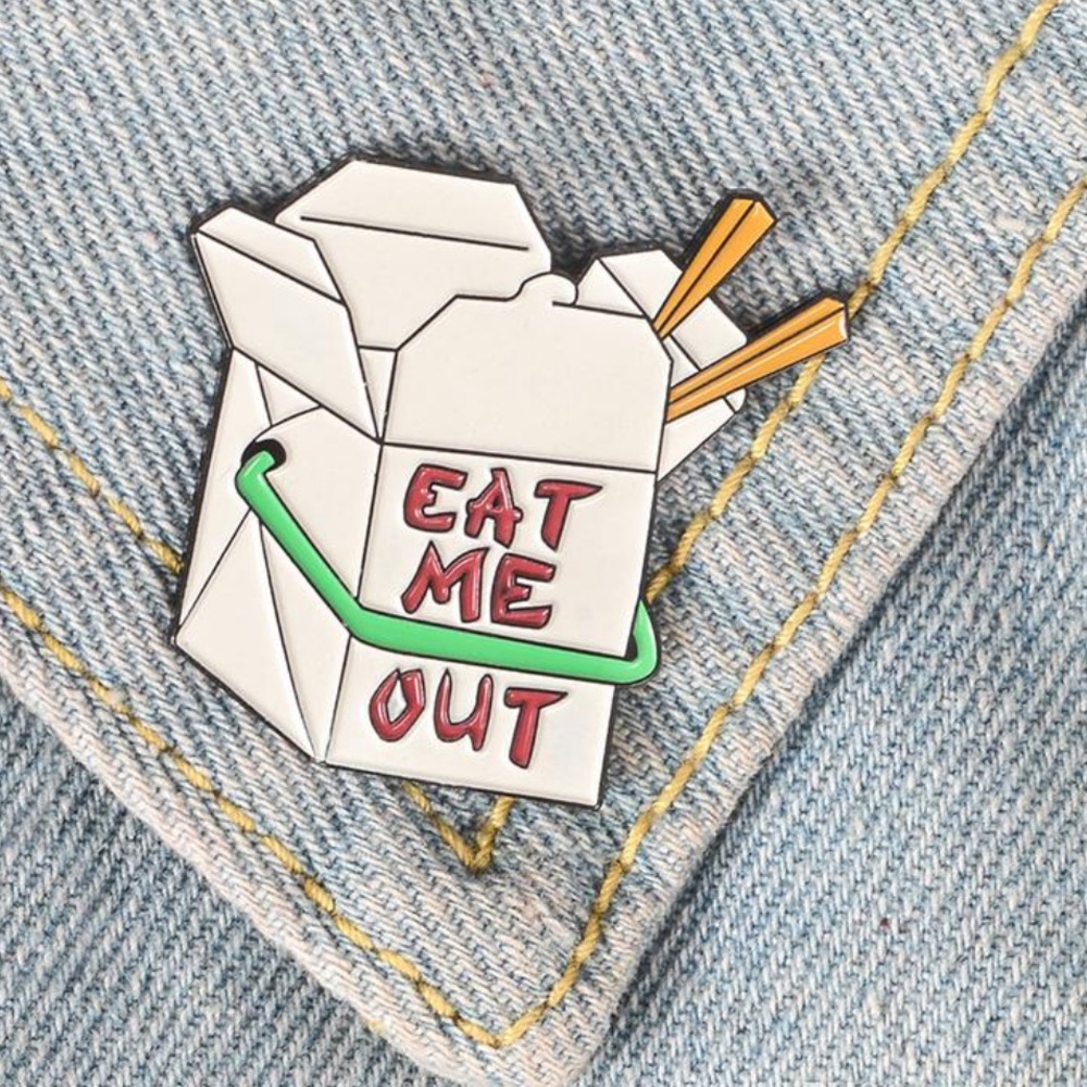 😽EAT ME OUT PIN😽 cute pin for keychain backpack bag suitcase accessories +more